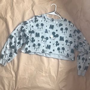 Mickey mouse crop top